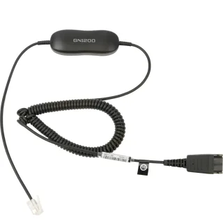 Jabra GN1200 CC - Headset cable - Quick Disconnect plug to RJ-9 male - for Jabra GN 2100, GN 2200, GN 2250