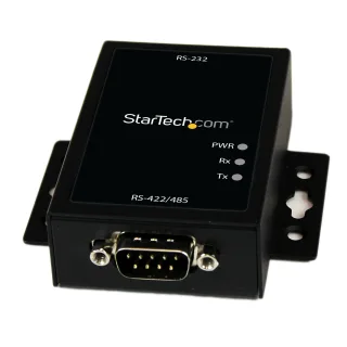 Startech Industrial RS232 to RS422/485 Serial Port Converter w/ 15KV ESD Protection - RS232 to RS 422 RS485 Converter Adapter (IC232485S) - Serial adapter - RS-232 - RS-422/485 x 1 - black