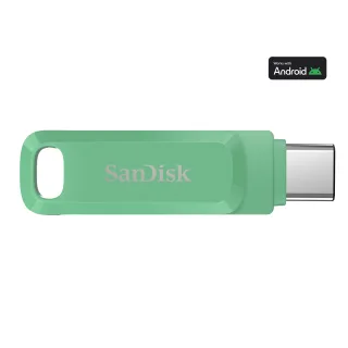 SanDisk Ultra Dual Drive Go - USB flash drive - 64 GB - USB 3.2 Gen 1 / USB-C - absinthe green