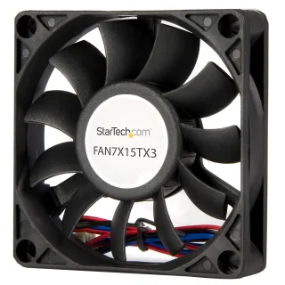 Startech 70x15mm Replacement Ball Bearing Computer Case Fan w/ TX3 Connector - 3 pin case Fan - TX3 Fan - 70mm Fan (FAN7X15TX3)