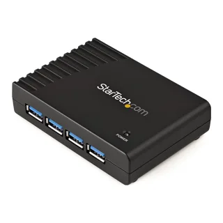Startech 4-Port USB 3.0 SuperSpeed Hub with Power Adapter - Portable Multiport USB-A Dock IT Pro - USB Port Expansion Hub for PC/Mac (ST4300USB3) - Hub - 4 x SuperSpeed USB 3.0 - desktop