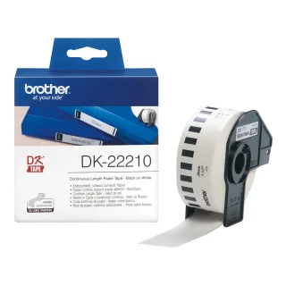 Brother DK22210 Cinta Continua Blanca Ancho 29MM Longitud 30.48M