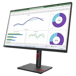 Lenovo ThinkVision T32h-30 - LED monitor - 31.5" - 2560 x 1440 WQHD @ 60 Hz - IPS - 350 cd/m² - 1000:1 - 4 ms - HDMI, DisplayPort, USB-C - raven black