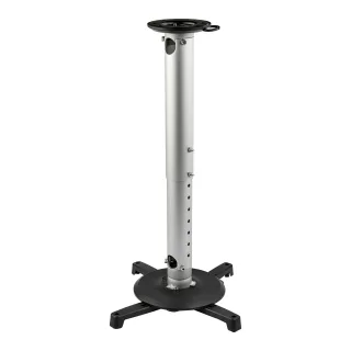 Startech Universal Ceiling Projector Mount, Heavy Duty Height Adjustable/Extendable Pole Mount 5"-22.7" from Ceiling, 33lb (15kg), Tilt/Rotate, Hanging Projector Mount w/ Bracket - Telescopic Pole (PROJCEILMNT2) - Bracket - for projector - aluminium, heavy duty steel - ceiling mountable - TAA Compliant