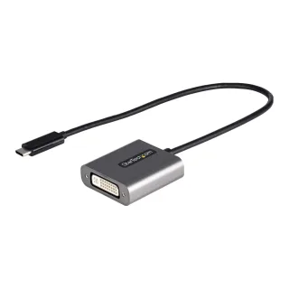 StarTech USB-C to VGA and HDMI Adapter - 2-in-1 - 4K 30Hz - Space Grey - Windows & Mac Compatible (CDP2HDVGA) - External video adapter - IT6222 - USB-C - HDMI, VGA - space grey