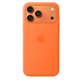 Apple - Protective cover for mobile phone - MagSafe compatibility - silicone - orange - for iPhone 17 Pro Max
