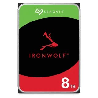 Seagate IronWolf ST8000VN004 - Hard drive - 8 TB - internal - 3.5" - SATA 6Gb/s - 7200 rpm - buffer: 256 MB