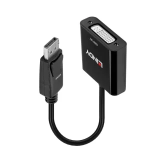 Lindy 41734 Displayport to Dvi-d Active Adapter Cable Black