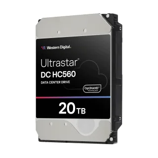 Western Digital 0F38652 3.5" 20TB 512 7200RPM Sas Ult 512E Se P3 HC560 WUH722020BL5204