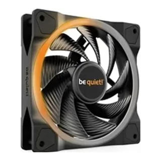 be quiet! Light Wings PWM High Speed Addressable RGB Fan, 120mm, 2500RPM, 4-Pin PWM Fan & 3-Pin ARGB Connectors, Black Frame, Black Blades, ARGB Lighting on Front & Rear