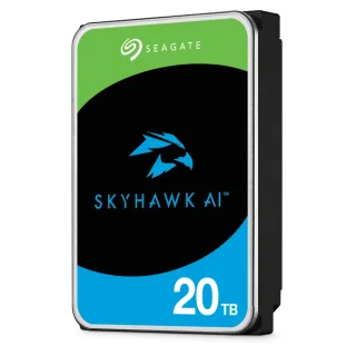 Seagate SkyHawk AI ST20000VE003 - Hard drive - 20 TB - internal - 3.5" - SATA 6Gb/s - buffer: 512 MB - with 3 years Seagate Rescue Data Recovery