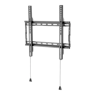 Display wall mount - fits large flat-panel display 37 to 65" with VESA sizes up to 400 x 400 - latches in place - lockable - non-tilting - swl 60 kg - black