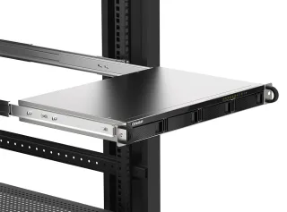 QNAP TS-435XeU - NAS server - 4 bays - rack-mountable - SATA 6Gb/s - RAID 0, 1, 5, 6, 10, JBOD - RAM 4 GB - 2.5 Gigabit Ethernet / 10 Gigabit Ethernet - iSCSI support - 1U