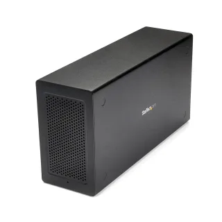 Startech Thunderbolt 3 PCIe Expansion Chassis, External Enclosure Box with 1x PCI-Express Slot, 5K/4K Output Via TB3/DP Ports, TAA - System bus extender - DP - 65 watt