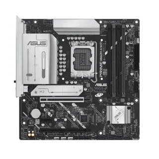 ASUS PRIME B860M-A WIFI - Motherboard - micro ATX - LGA1851 Socket - B860 Chipset - USB-C 3.2 Gen 2x2, USB 3.2 Gen 2, USB 3.2 Gen 1, USB-C 3.2 Gen 1 - 2.5 Gigabit LAN, Bluetooth, Wi-Fi 6E - onboard graphics (CPU required) - HD Audio (8-channel)