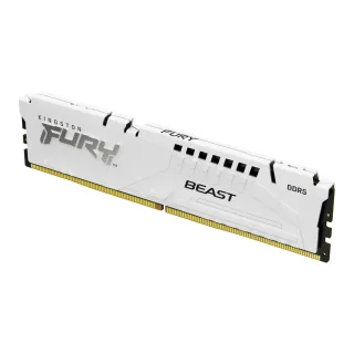 Kingston FURY Beast KF560C36BWE2-16 16GB (1x 16GB) DIMM System Memory, 6000MHz, DDR5, CL36, White, Intel XMP, AMD EXPO