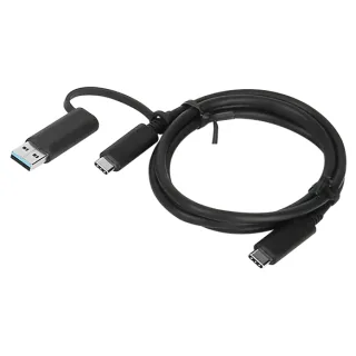 Lenovo - USB cable - USB-C (M) to USB-C (M) - 20 V - 5 A - 1 m - black - for ThinkPad T16 Gen 4 21QN