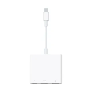 Apple - Adapter - USB-C male to USB, HDMI, USB-C (power only) female - 4K(3840 x 2160) support