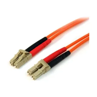 Startech 10m Fiber Optic Cable - Multimode Duplex 50/125 - LSZH - LC/LC - OM2 - LC to LC Fiber Patch Cable - Patch cable - LC multi-mode (M) to LC multi-mode (M) - 10 m - 10 m - fibre optic - duplex - 50 / 125 micron - orange