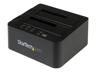 StarTech Standalone Hard Drive Duplicator, Dual Bay HDDSSD ClonerCopier, USB 3.1 (10 Gbps) to SATA III (6Gbps) HDDSSD Docking Station, Hard Disk Duplicator Dock - Hard Drive Cloner - Hard drive duplicator - 2 bays (SATA-300) - for P/N: TBLT3MM1MA, TBLT3MM2M, TBLT3MM2MA