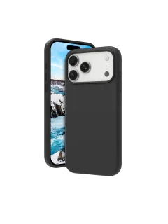 dbramante1928 Monaco - Protective cover for mobile phone - MS - MagSafe compatibility - silicone, plastic - night black - for Apple iPhone 17 Pro Max, 18 Pro Max