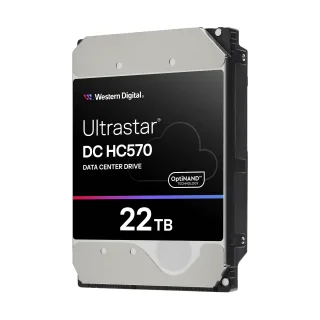 WD Ultrastar DC HC570 - Hard drive - 22 TB - internal - 3.5" - SATA 6Gb/s - 7200 rpm - buffer: 512 MB - for Intel Next Unit of Computing 13 Extreme Kit - NUC13RNGi7