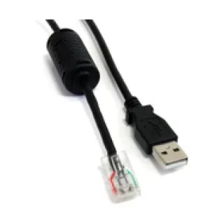 StarTech 6 ft Smart UPS Replacement USB Cable AP9827 - USB cable - USB (M) to RJ-45 (10 pin) (M) - 6 ft - black - USBUPS06 - USB cable - USB (M) to RJ-45 (10 pin) (M) - 1.8 m - black