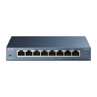 TP-Link TL-SG108 8-Port Metal 10/100/1000Mbps Gigabit Desktop Network Switch