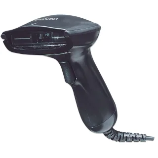 Manhattan 460835 Long Range Ccd Barcode Scanner- USB 500MM Scan Width Black