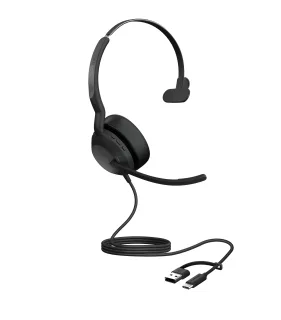 JABRA EVOLVE2 50 USB C/A MS MONO