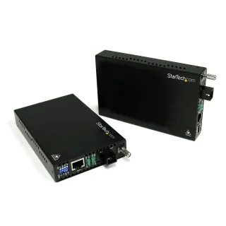 Startech 10/100 Mbps Ethernet Single Mode WDM Fiber Media Converter Kit SC 20km (ET90110WDM2)