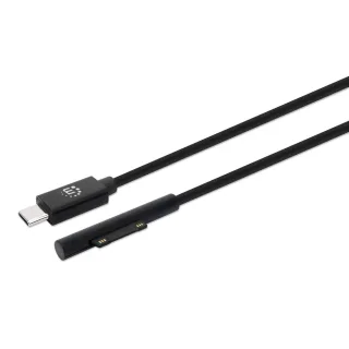 Manhattan 353632 Surface Connect to USB-C Cable 1.8M Male/Male 15V/3A Black