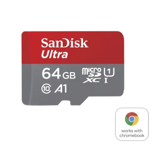 SanDisk Ultra - Flash memory card (microSDXC to SD adapter included) - 64 GB - A1 / UHS-I U1 / Class10 - microSDXC UHS-I