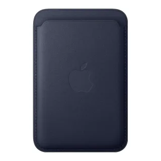 Apple - Wallet for mobile phone / credit card - MagSafe compatibility - microtwill, FineWoven - navy blue - for iPhone 12, 13, 14, 15, 16, 16e, 17, 17e, 18, Air