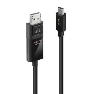 Lindy 43342 2M USB Type C to Displayport 4K60 Adapter Cable with Hdr