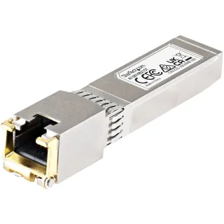 Startech HPE 813874-B21 Compatible SFP+ Module, 10GBASE-T, SFP to RJ45 Cat6/Cat5e, 10GE Gigabit Ethernet SFP+, RJ-45 (Copper) 30m, HPE BladeSystem, c-Class, Mini GBIC SFP+ Transceiver - Lifetime Warranty (813874B21ST) - SFP+ transceiver module (equivalent to: HP 813874-B21) - 10GbE - 10GBase-T - RJ-45 - up to 30 m