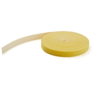 Startech 100ft Hook and Loop Roll, Cut-to-Size Reusable Cable Ties, Bulk Industrial Wire Fastener Tape /Adjustable Fabric Wraps Yellowith Resuable Self Gripping Cable Management Straps - Adjustable Loop Ties (HKLP100YW)
