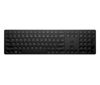 HP 450 - Keyboard - programmable - 100% - full size - wireless - 2.4 GHz - UK - black