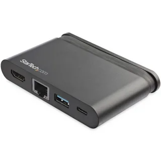 Startech USB C Multiport Adapter, USB-C Travel Mini Dock to 4K HDMI with 100W PD 3.0 Pass-Through, USB-A USB-C, Gigabit Ethernet, Portable USB 3.0 Type-C Dock with 100W Power Delivery - Mac, Windows, Chrome (DKT30CHCPD)