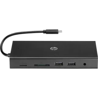 HP Travel Hub - Port replicator - USB-C - VGA, HDMI - Europe