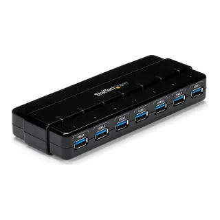 Startech 7 Port USB 3.0 Hub - Up To 5 Gbps - 7 x USB - Universal Multi Port USB Extender for Your Desktop - USB Powered (ST7300USB3B) - Hub - 7 x SuperSpeed USB 3.0 - desktop - for P/N: BNDTBUSB3142, PEXUS313AC2V, PEXUSB311A1E, PEXUSB312A2, PEXUSB314A2V2, SDMSDRWU3AC
