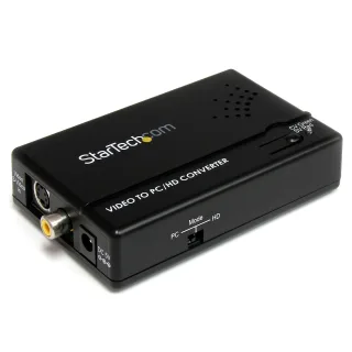 StarTech Composite and S-Video to VGA Video Scan Converter - composite to VGA - scan Converter - s-Video to VGA (VID2VGATV2)