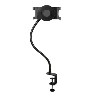 Startech Gooseneck Tablet Holder - Bendable Tablet Arm - Desk Mount Tablet Stand - For Most 7" to 11" Tablets - Detachable Holder - Mounting kit (clamp, adjustable holder, adjustable mounting arm) - for tablet - plastic, steel - black - screen size: 7"-11" - desktop - for P/N: DK30CHPH, STSCART