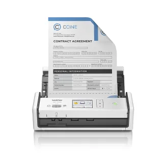 Brother ADS1800WZU1 ADS-1800W Compact/Port Doc Scnr 30PPM 600DPI 48BIT USB-C White