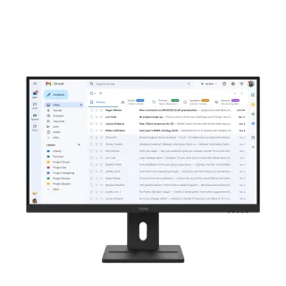 Lenovo ThinkVision E27-40 - LED monitor - 27" - 1920 x 1080 Full HD (1080p) - IPS - 300 cd/m² - 1500:1 - 4 ms - HDMI, VGA, DisplayPort - speakers - raven black