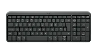 Logitech K250 - Keyboard - wireless - Bluetooth LE - QWERTY - UK - graphite