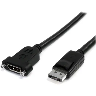 StarTech 6in DisplayPort to Mini DisplayPort Video Cable Adapter (DP2MDPMF6IN)
