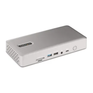 Startech Thunderbolt 4 Multi-Display Docking Station, Quad/Triple/Dual Monitor Dock, 2x HDMI/2x DisplayPort, 7x USB Hub, 2.5 Gigabit Ethernet, 98W Power Delivery, for Windows/MacBook - TB4 Host Cable (132UE-TB4USB4DOCK) - Docking station - Thunderbolt 4 - 2 x HDMI, 2 x DP - 1GbE - 180 Watt