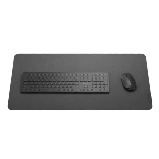 Felt Mat Dark Grey with Black Tab 73X37CM