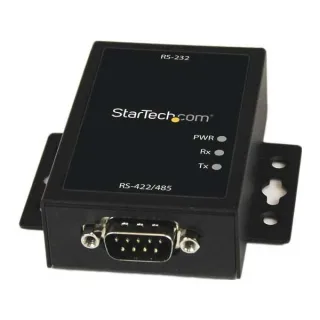 Startech Industrial RS232 to RS422/485 Serial Port Converter w/ 15KV ESD Protection - RS232 to RS 422 RS485 Converter Adapter (IC232485S) - Serial adapter - RS-232 - RS-422/485 x 1 - black